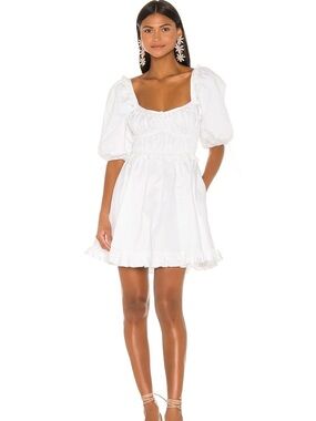 For Love And Lemons | Dresses | Nwt For Love Lemons Crema Linen Dress Size  Large | Poshmark